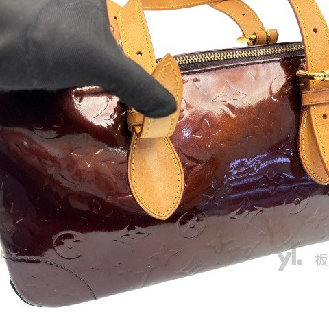 Y1907-LV 酒紅色漆皮肩背包 M93510-7