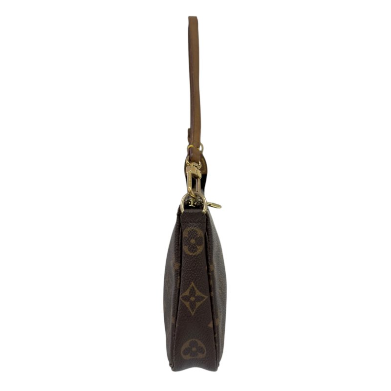 LOUIS VUITTON *自加鏈＞送無品牌鏈帶* Pochette Accessoire 老花 麻雀包 2用袋-7