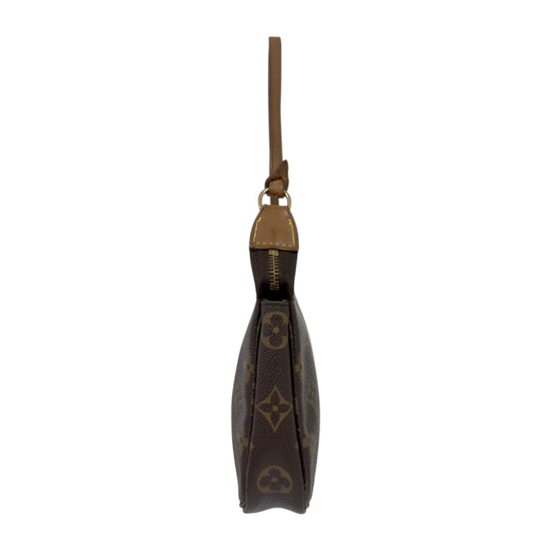 LOUIS VUITTON *自加鏈＞送無品牌鏈帶* Pochette Accessoire 老花 麻雀包 2用袋-10