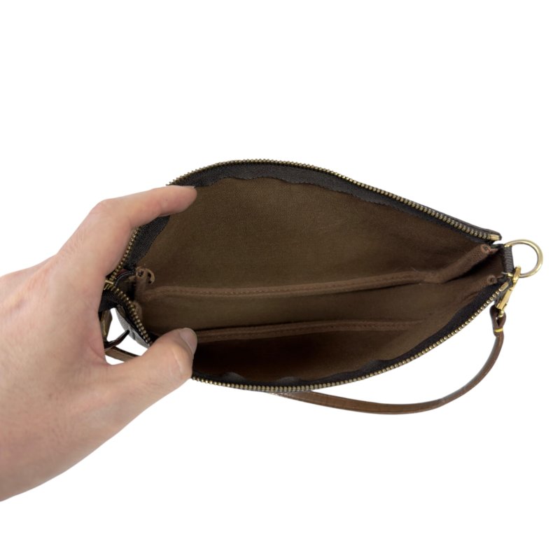 LOUIS VUITTON *自加鏈＞送無品牌鏈帶* Pochette Accessoire 老花 麻雀包 2用袋-19