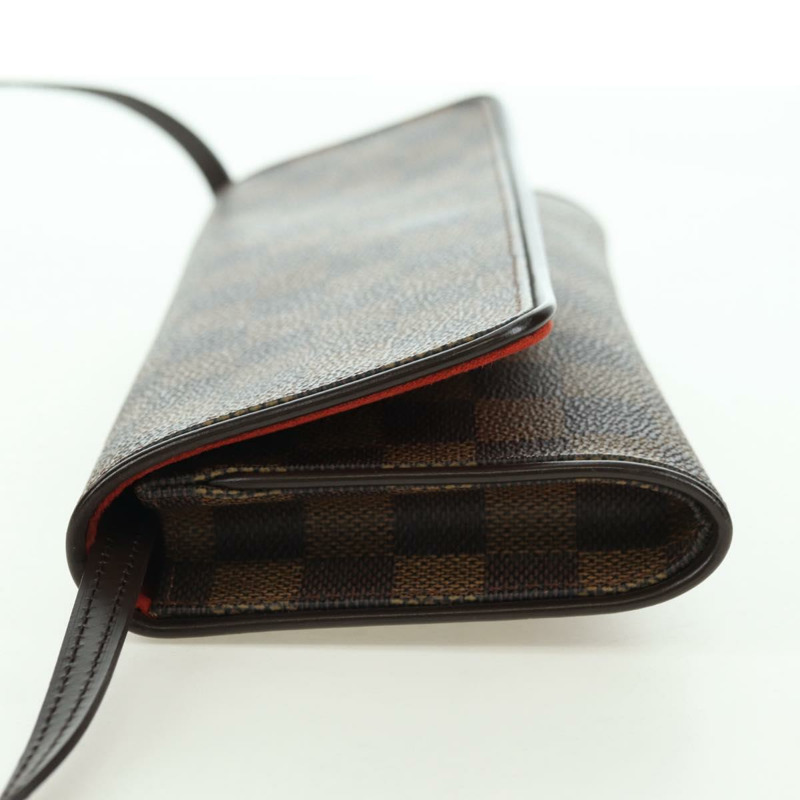 【日本直送】路易威登 Damier Ebene Pochette 雙 GM 單肩包 SPO LV 正品 176534SV-2