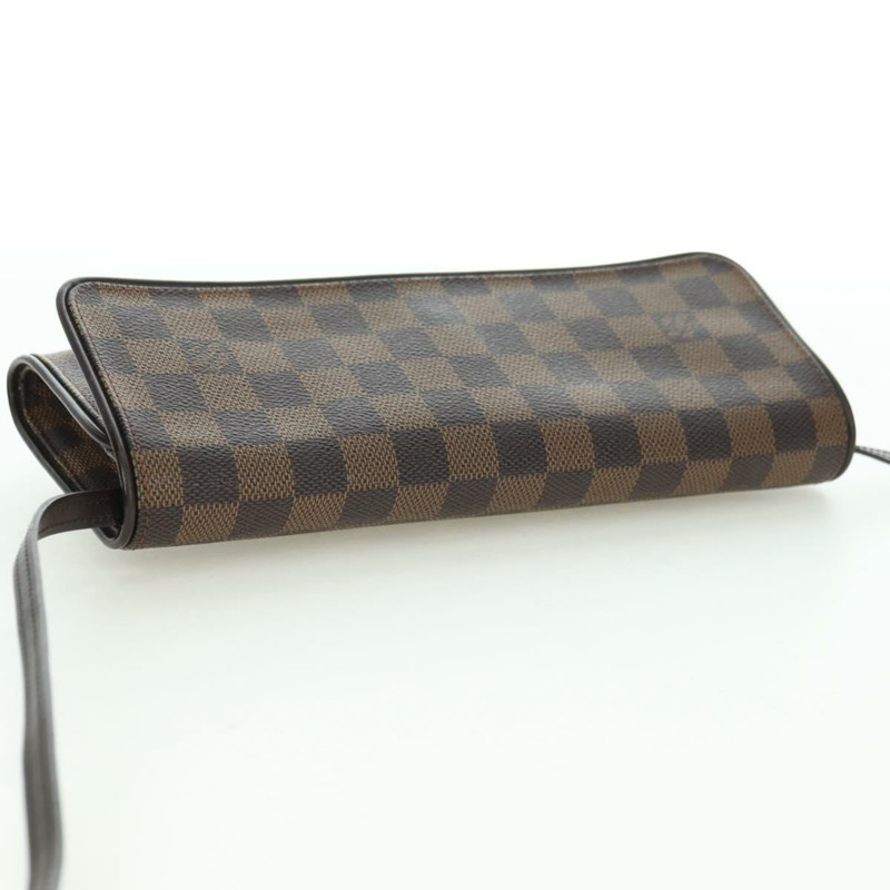 【日本直送】路易威登 Damier Ebene Pochette 雙 GM 單肩包 SPO LV 正品 176534SV-5