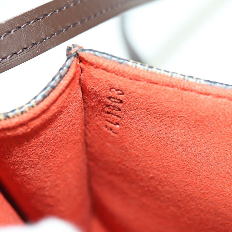 【日本直送】路易威登 Damier Ebene Pochette 雙 GM 單肩包 SPO LV 正品 176534SV-10