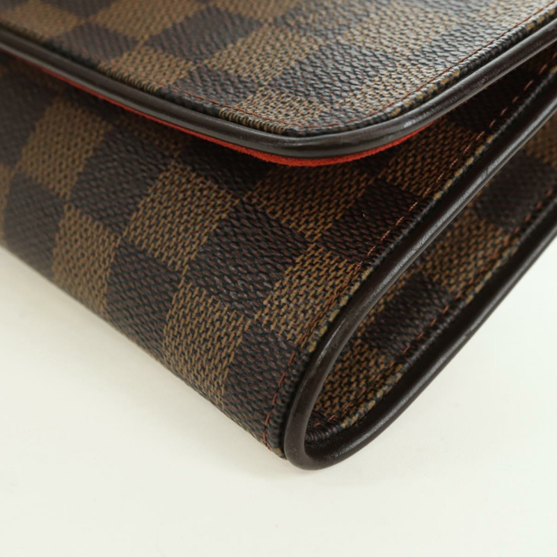 【日本直送】路易威登 Damier Ebene Pochette 雙 GM 單肩包 SPO LV 正品 176534SV-15