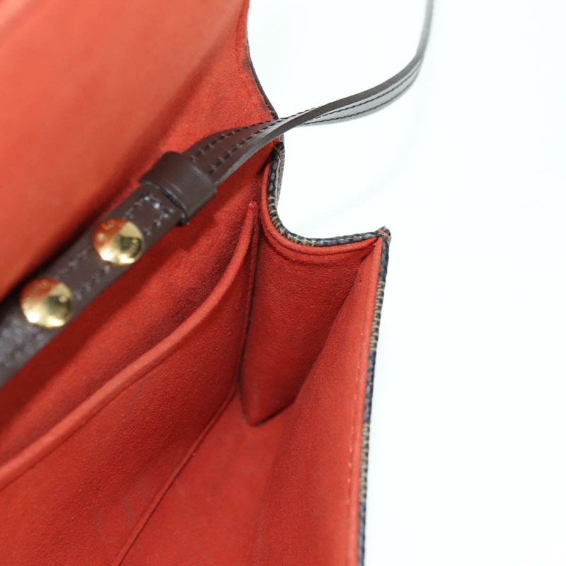 【日本直送】路易威登 Damier Ebene Pochette 雙 GM 單肩包 SPO LV 正品 176534SV-20