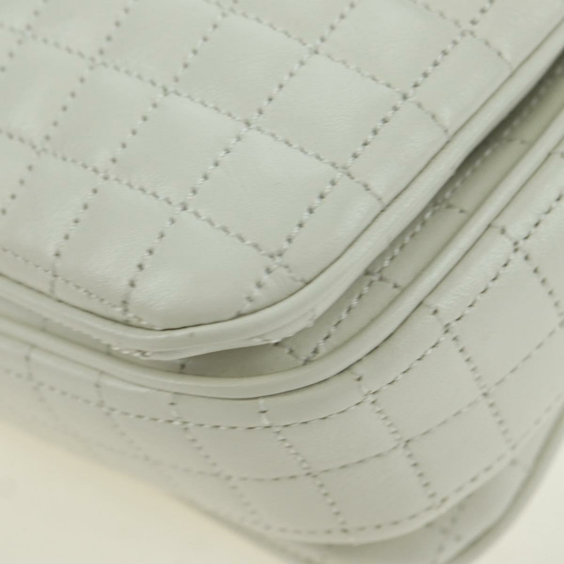 【日本直送】CELINE C 中型鏈條單肩包 皮革 黑色 金色 Auth mr2314SAV-15