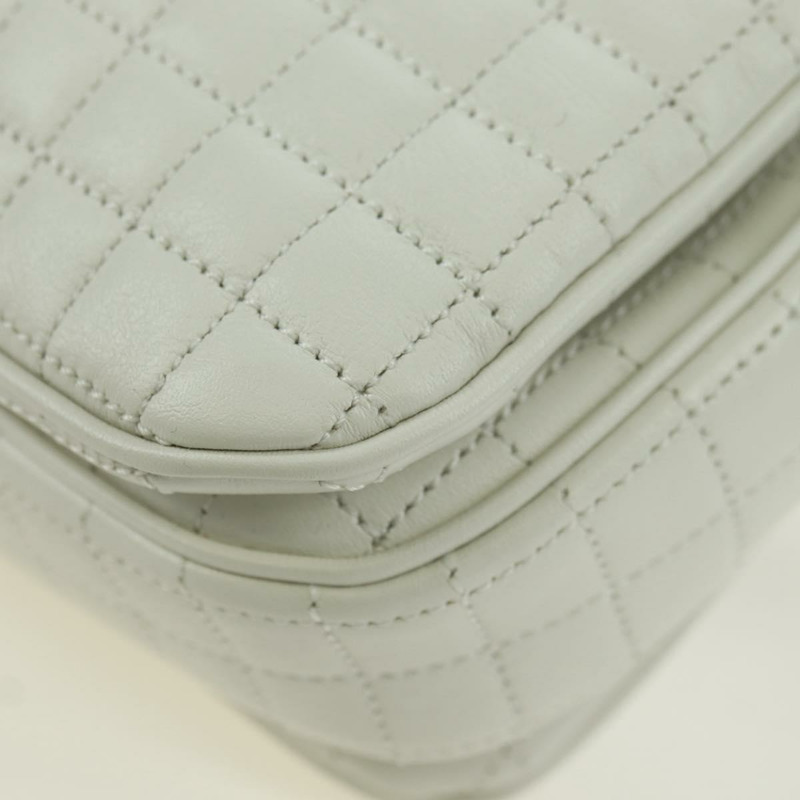 【日本直送】CELINE C 中型鏈條單肩包 皮革 黑色 金色 Auth mr2314SAV-17