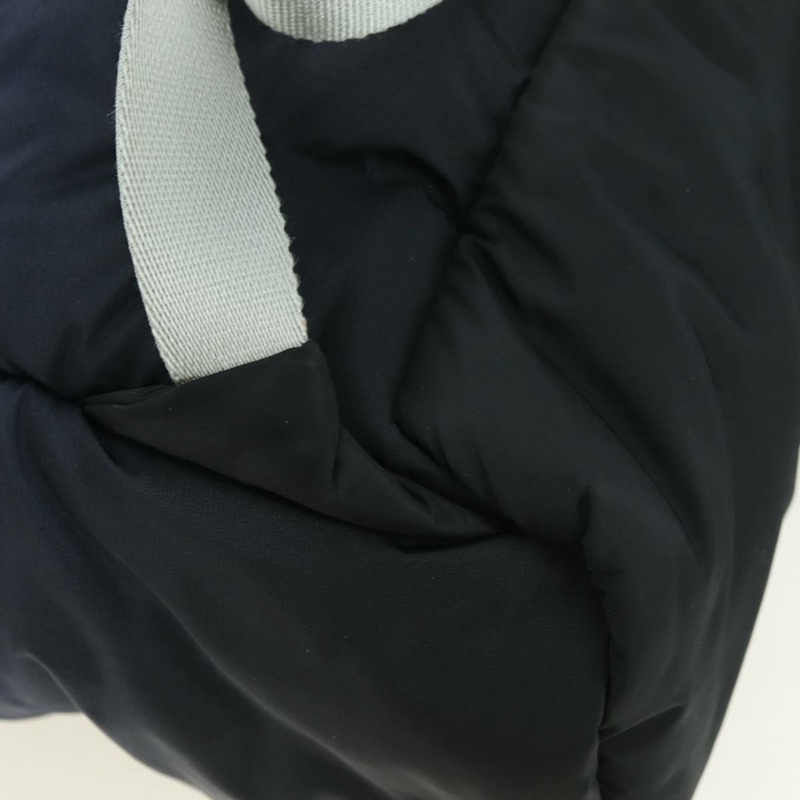 【日本直送】香奈兒 Doudone 雙肩包 尼龍 藍 銀色 CC Auth mr2366SAM-17