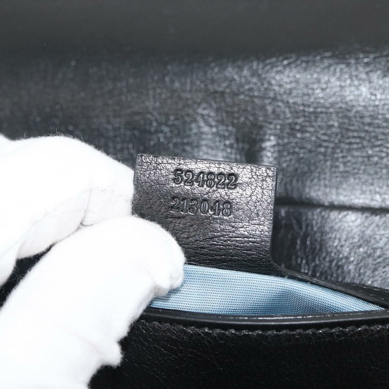 【日本直送】GUCCI 貓咪雙面單肩背包，皮革材質，綠色/金色，貨號 524822，正品 mr2360V-11