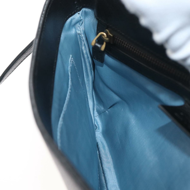 【日本直送】GUCCI 貓咪雙面單肩背包，皮革材質，綠色/金色，貨號 524822，正品 mr2360V-21