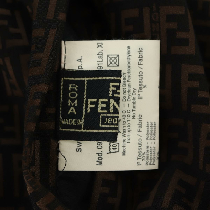 【日本直送】FENDI Zucchino 帆布雙面穿短外套 深棕色 正品 am11425V-10