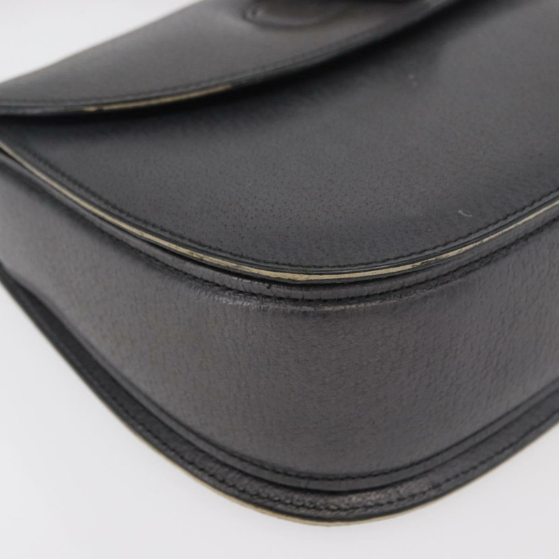 【日本直送】GUCCI 竹節手提包 皮革 灰色 金色 000 926 0633 正品 176376A-8