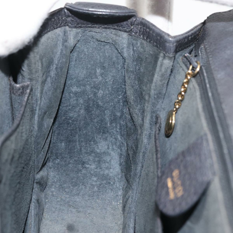 【日本直送】GUCCI 竹節手提包 皮革 灰色 金色 000 926 0633 正品 176376A-19