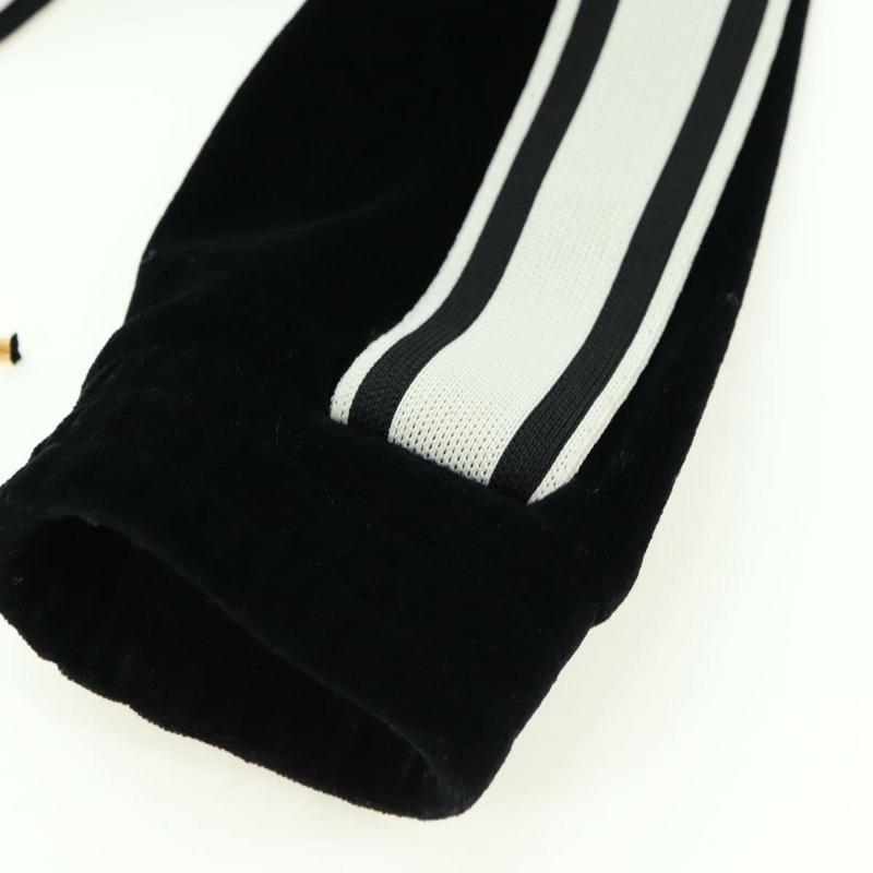 【日本直送】CELINE 黑色絲絨短版連帽衫 正品 176793M-6