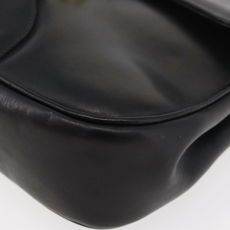 【日本直送】GUCCI Web Sherry Line Jackie 單肩包，黑色金色紅色皮革，正品編號 176825A-13