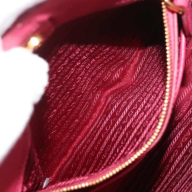 【日本直送】PRADA 手提包 Safiano 皮革 2way 粉金配色 Auth 176321A-23