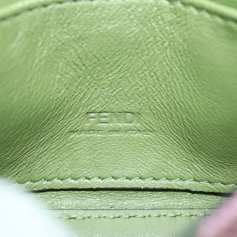 【日本直送】FENDI 鏈條肩包 Nano Baguette 帆布粉紅卡其色 正品 176756M-20
