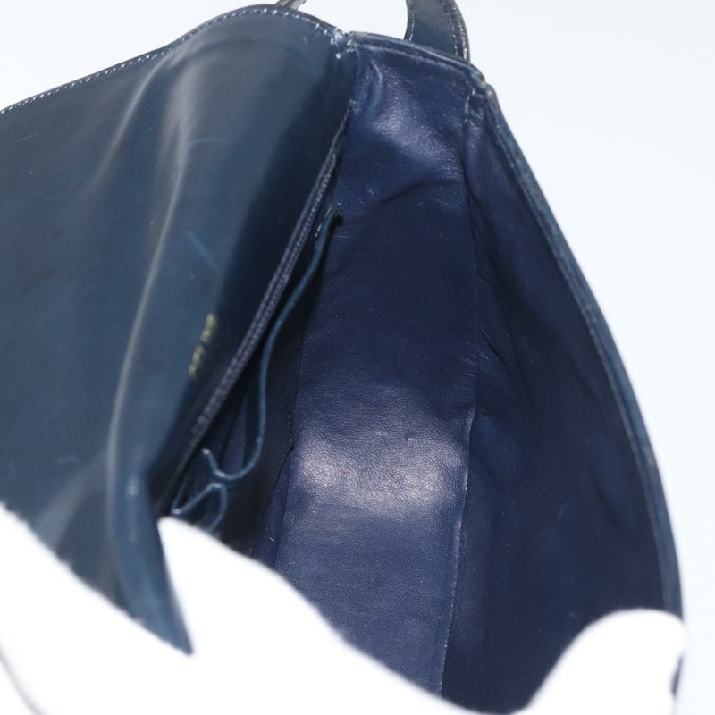 【日本直送】CELINE C Sulky 肩背包 帆布 海軍藍 金色 正品 176184A-18