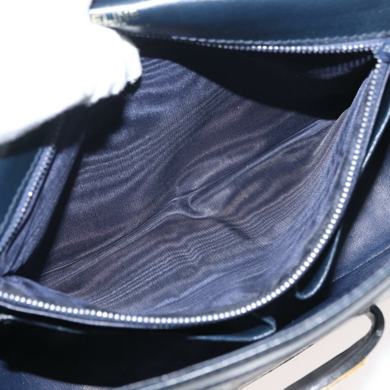 【日本直送】CELINE C Sulky 肩背包 帆布 海軍藍 金色 正品 176184A-21