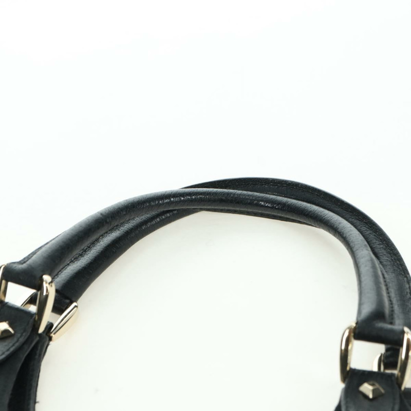【日本直送】GUCCI GG帆布Jackie肩背包 黑色 金色 124407 正品 175128V-13