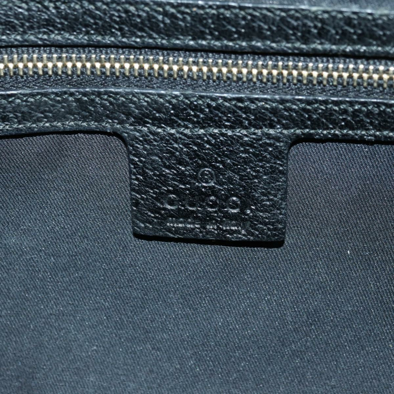 【日本直送】GUCCI GG帆布Jackie肩背包 黑色 金色 124407 正品 175128V-18