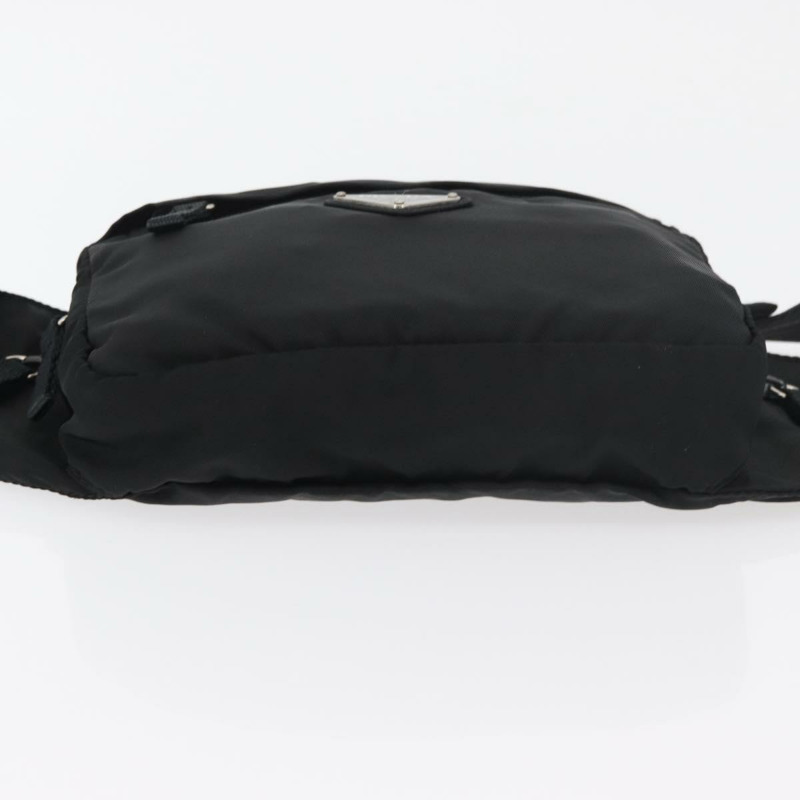 【日本直送】PRADA 尼龍斜背包 黑色 銀色 正品 176176A-4