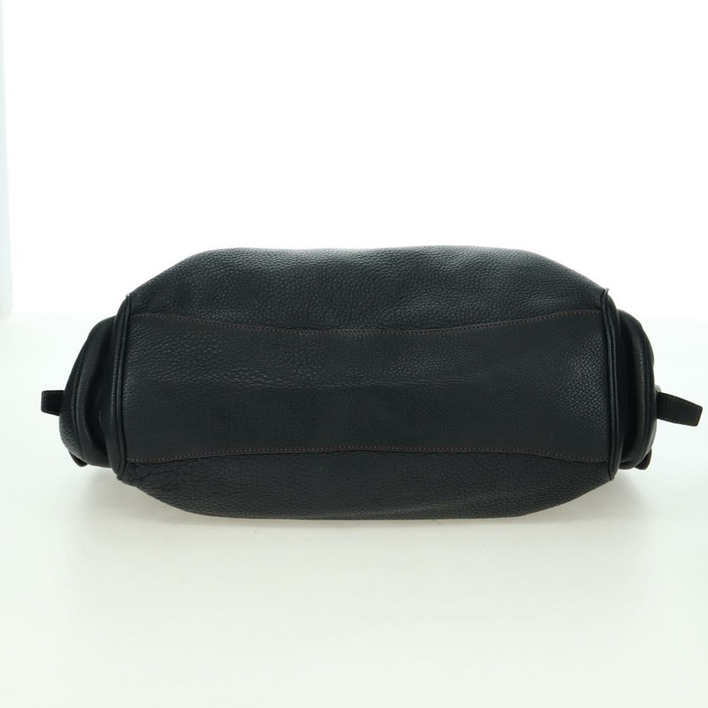 【日本直送】PRADA 托特包 皮革 黑色 銀色 正品 175913SAV-4
