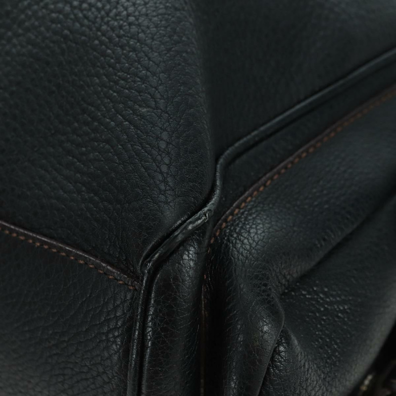【日本直送】PRADA 托特包 皮革 黑色 銀色 正品 175913SAV-13