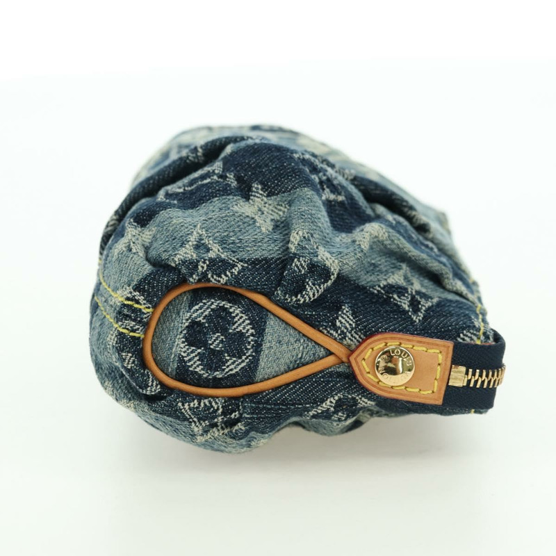 【日本直送】路易威登 Monogram Denim Trousse Leie 手拿包 藍色 M95335 LV Auth 175930SAV-3