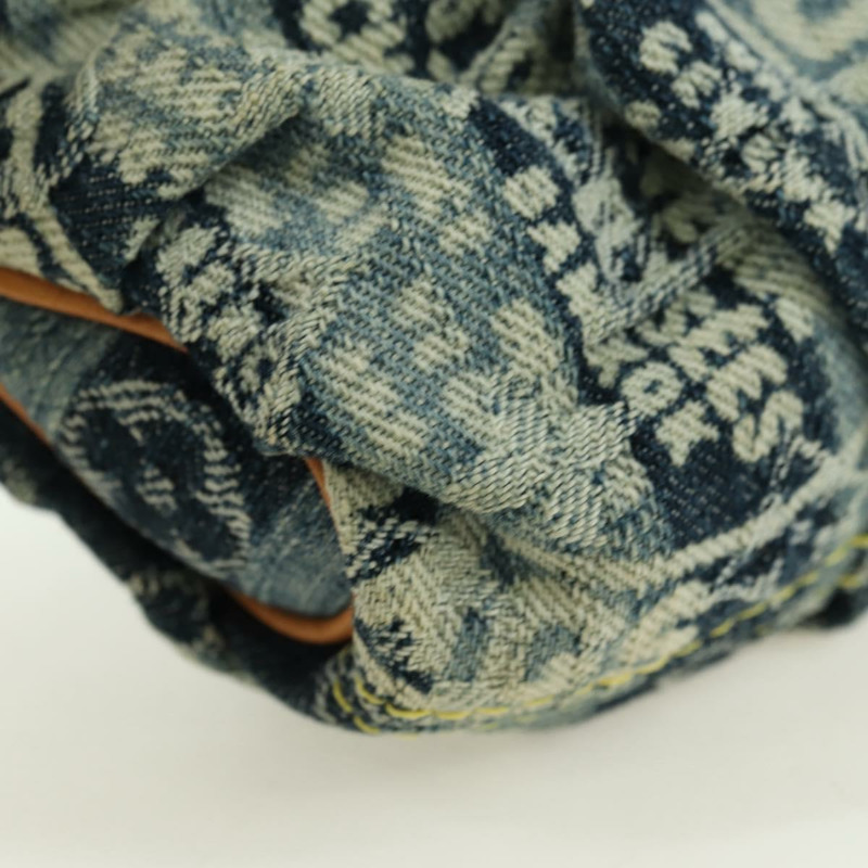 【日本直送】路易威登 Monogram Denim Trousse Leie 手拿包 藍色 M95335 LV Auth 175930SAV-6