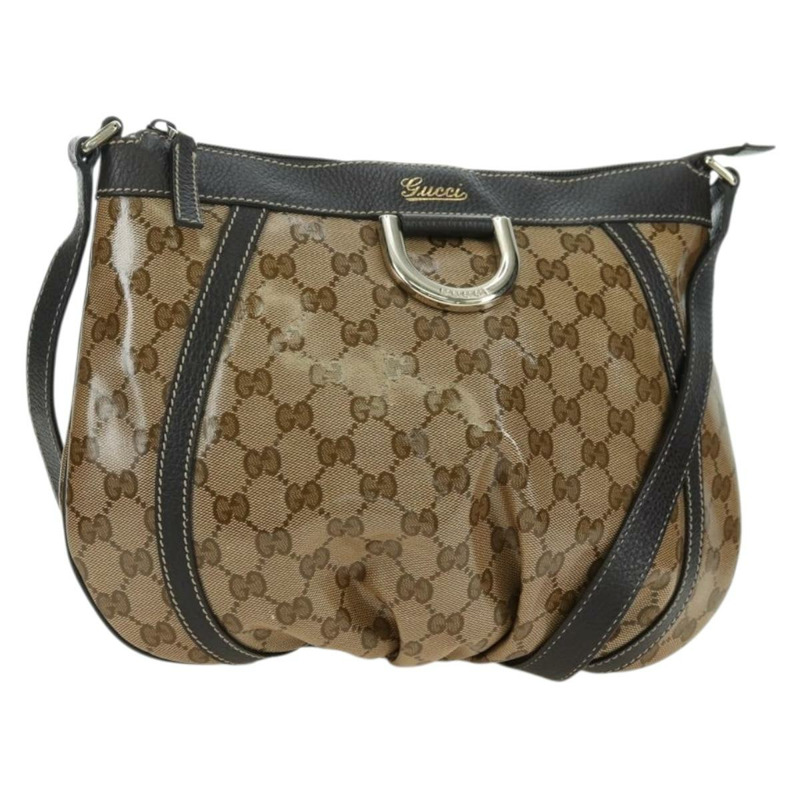 【日本直送】GUCCI GG Crystal Abbey 包 塗層帆布 奧特萊斯 米棕色 296019 正品 am11474V-0