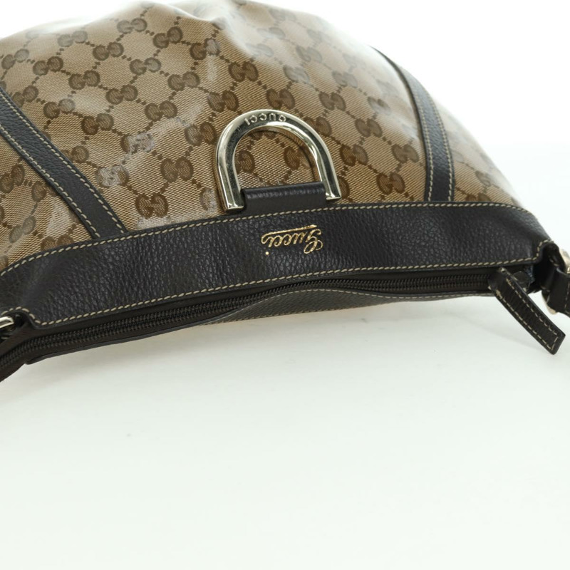 【日本直送】GUCCI GG Crystal Abbey 包 塗層帆布 奧特萊斯 米棕色 296019 正品 am11474V-5