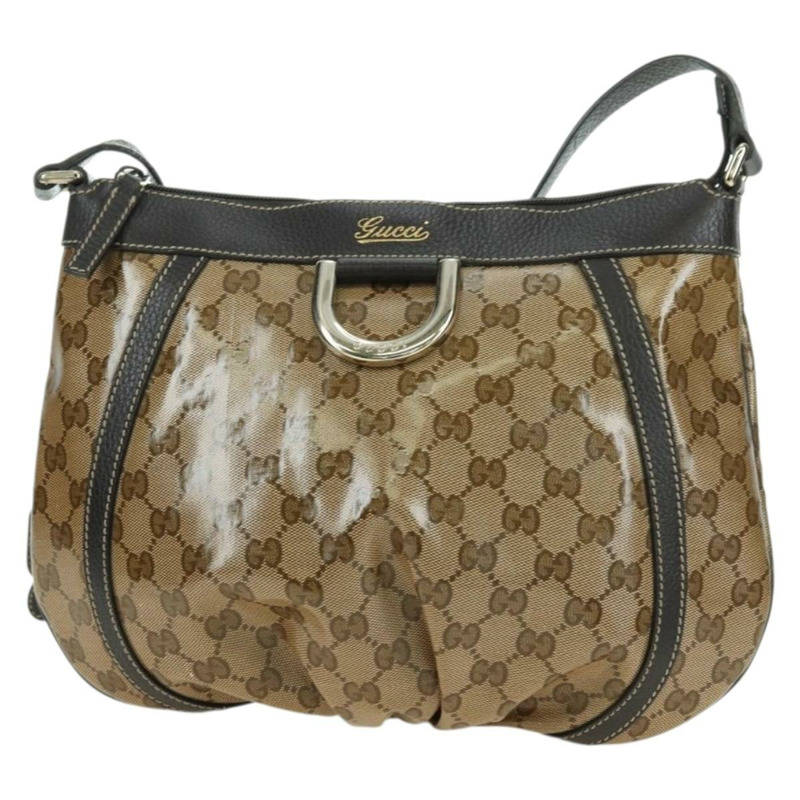 【日本直送】GUCCI GG Crystal Abbey 包 塗層帆布 奧特萊斯 米棕色 296019 正品 am11474V-12