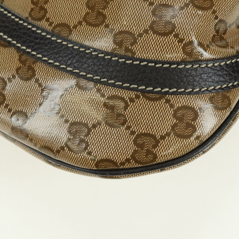 【日本直送】GUCCI GG Crystal Abbey 包 塗層帆布 奧特萊斯 米棕色 296019 正品 am11474V-14