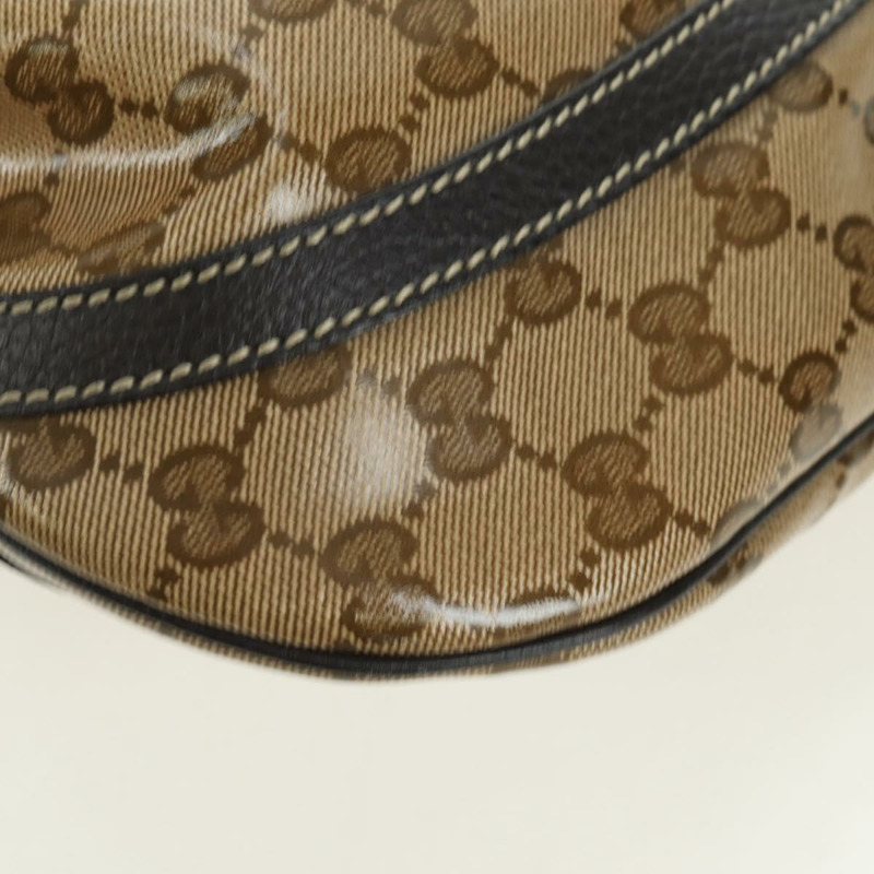 【日本直送】GUCCI GG Crystal Abbey 包 塗層帆布 奧特萊斯 米棕色 296019 正品 am11474V-15