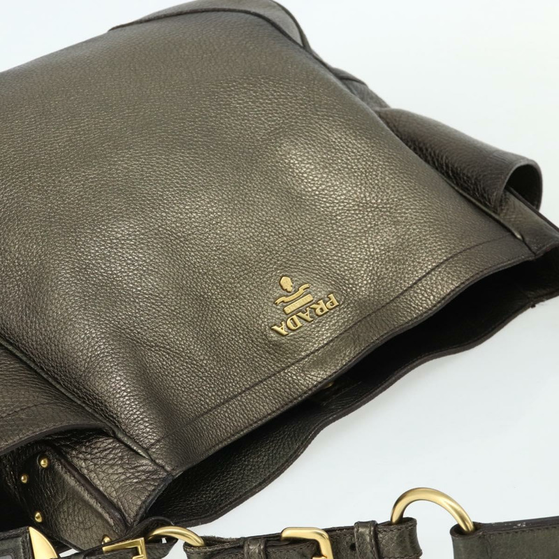 【日本直送】PRADA 金色皮革肩背包 正品 175839A-5