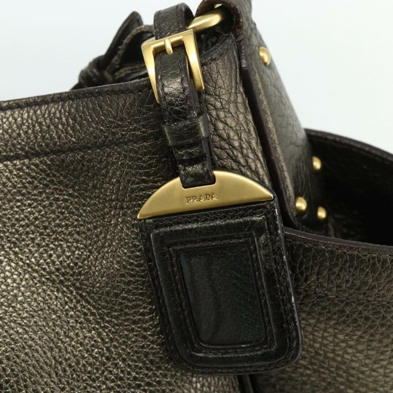 【日本直送】PRADA 金色皮革肩背包 正品 175839A-8