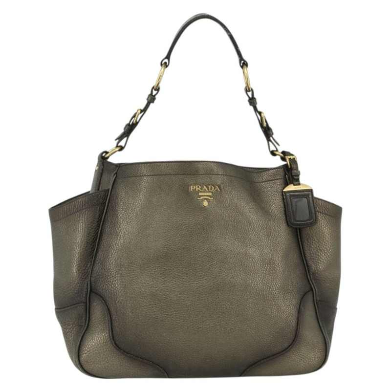 【日本直送】PRADA 金色皮革肩背包 正品 175839A-12