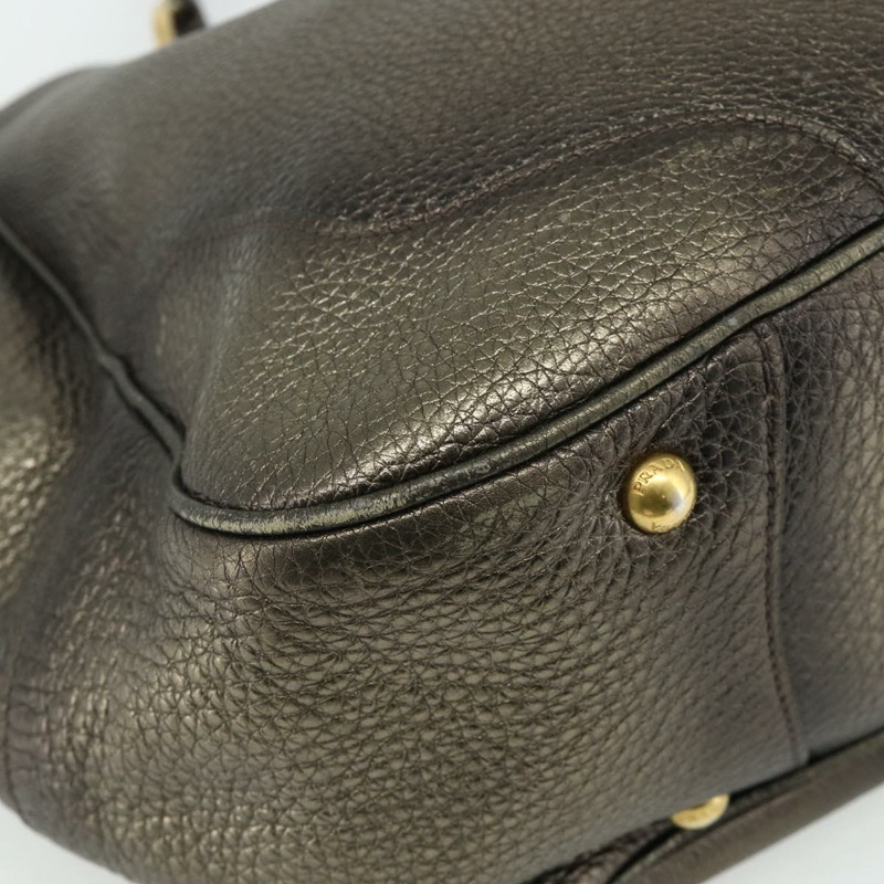 【日本直送】PRADA 金色皮革肩背包 正品 175839A-14