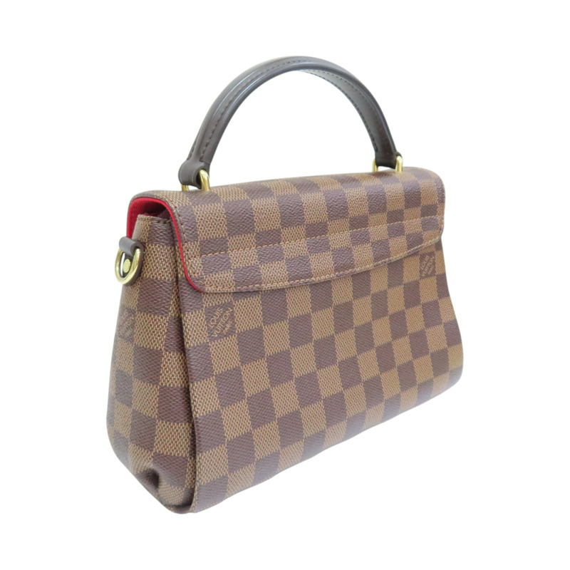 棕色 棋盤格帆布 Croisette 肩背包 N53000【LOUIS VUITTON LV 路易威登】 N53000-1