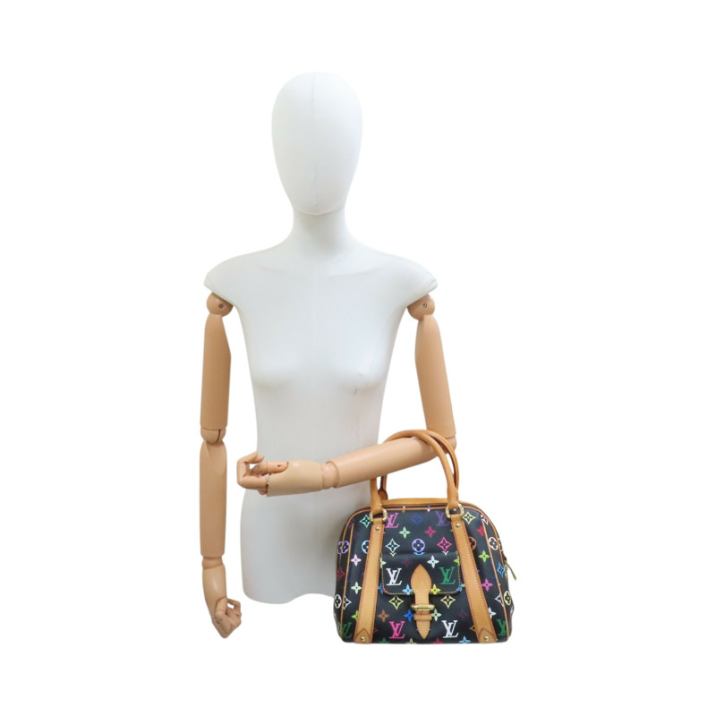 黑彩 原花帆布 Priscilla 手提包 M40097【LOUIS VUITTON LV 路易威登】 M40097-7