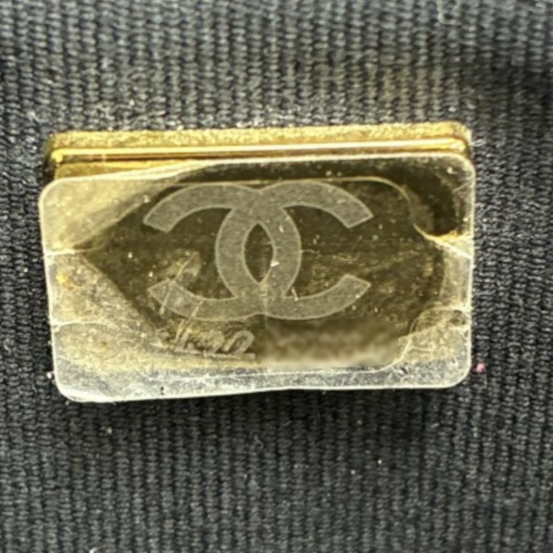 黑色 荔枝紋 牛皮 金幣 WOC 肩背包 金扣【CHANEL 香奈兒】 AP3113-8