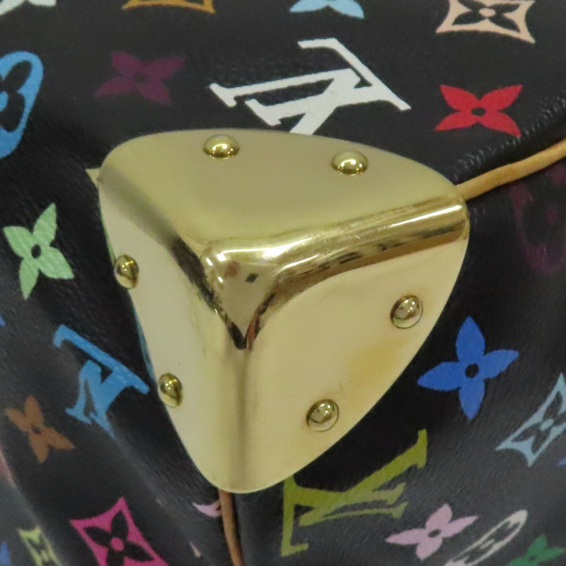 黑彩 原花帆布 村上隆 Speedy 30 手提包【LOUIS VUITTON LV 路易威登】 M92642-12