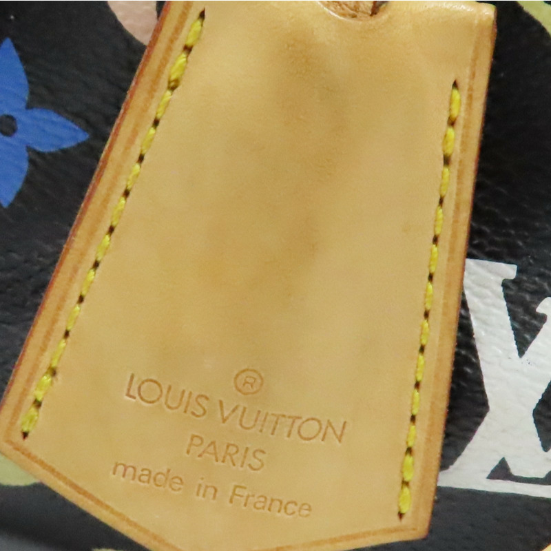黑彩 原花帆布 村上隆 Speedy 30 手提包【LOUIS VUITTON LV 路易威登】 M92642-13