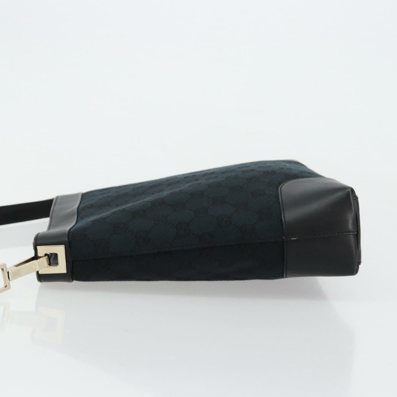 【日本直送】GUCCI GG帆布肩背包 黑色 金色 001 4231 正品 ep14295A-3