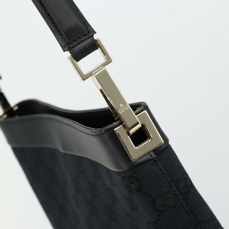 【日本直送】GUCCI GG帆布肩背包 黑色 金色 001 4231 正品 ep14295A-8