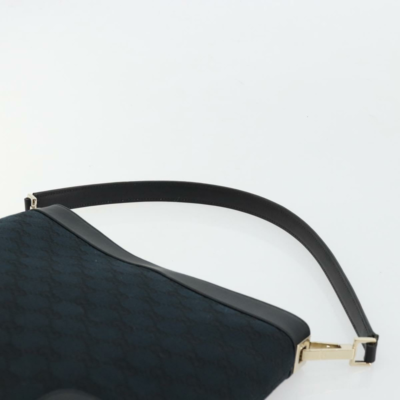 【日本直送】GUCCI GG帆布肩背包 黑色 金色 001 4231 正品 ep14295A-13