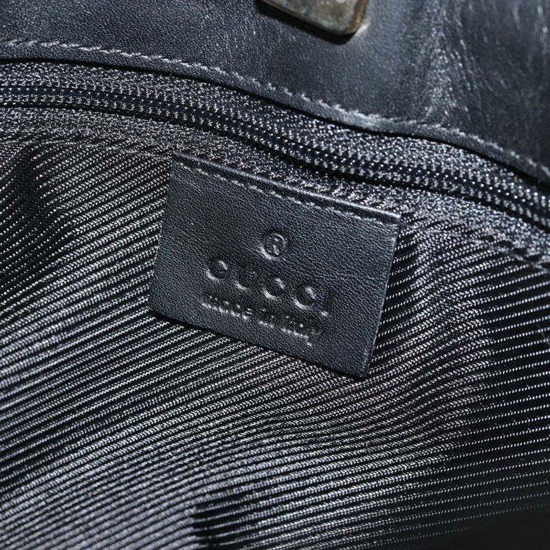 【日本直送】GUCCI GG帆布肩背包 黑色 金色 001 4231 正品 ep14295A-17