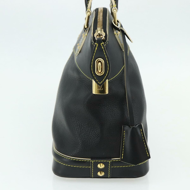 【日本直送】路易威登 Suhari Lockit PM 手提包 黑色皮革 M91888 LV 正品 ka4094A-2