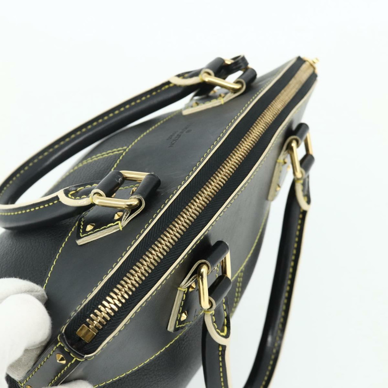【日本直送】路易威登 Suhari Lockit PM 手提包 黑色皮革 M91888 LV 正品 ka4094A-5